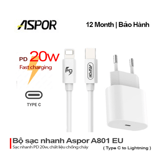Củ sạc nhanh A801 20W