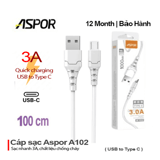 Dây sạc điện thoại Lightning 3,0A A101