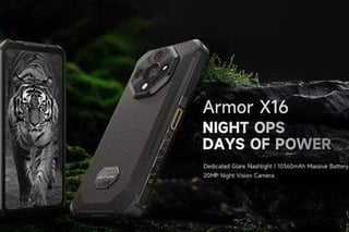 Smartphone bền bỉ giá rẻ với pin siêu lớn và camera quay đêm