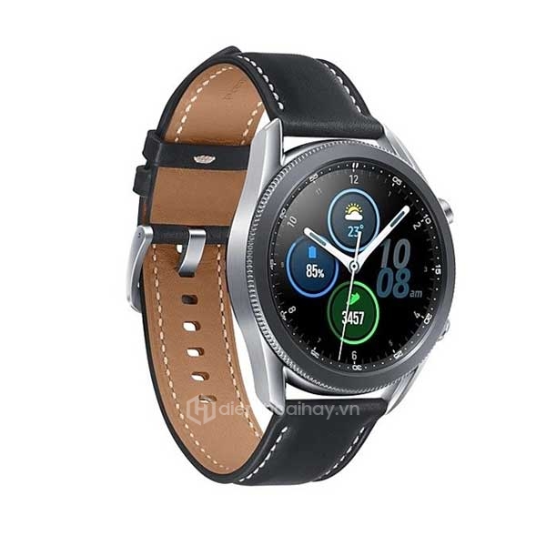 Samsung Galaxy Watch3 45mm thép dây da Chính hãng Đen