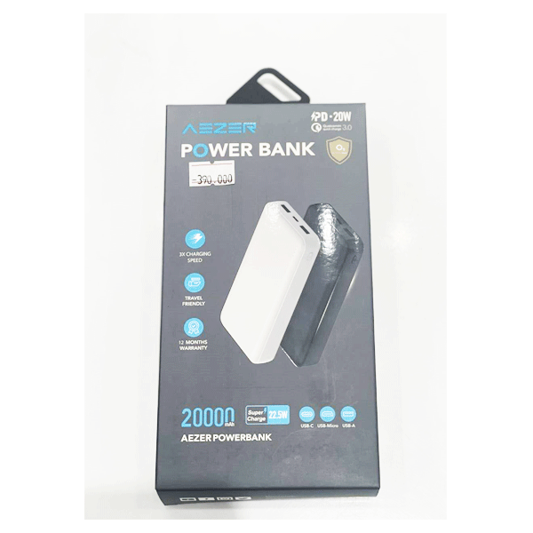 Sạc dự phòng AEZER PD20W 20.000mAh