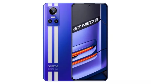 Thiết kế camera trên Realme GT Neo 3.
