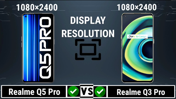 Realme Q5 Pro với Realme Q3 Pro.