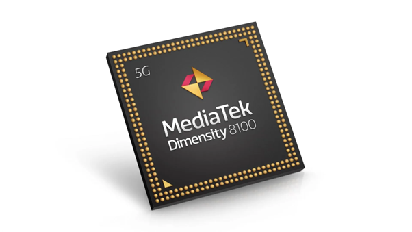 Chip xử lý Mediatek Dimensity 8100, hỗ trợ công nghệ 5G.