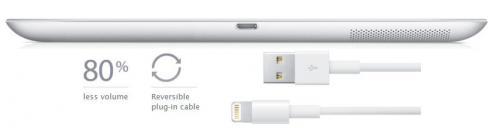 Kết nối lightning trên iPad 4 cũ
