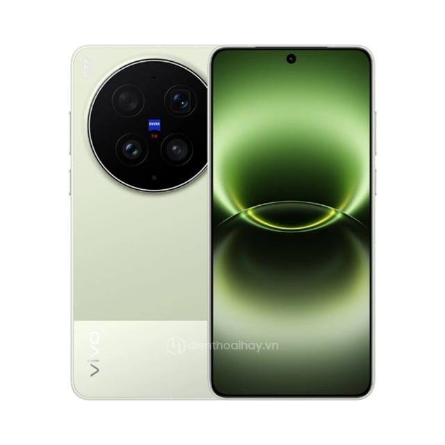 vivo X300 Ultra màu xanh ngọc