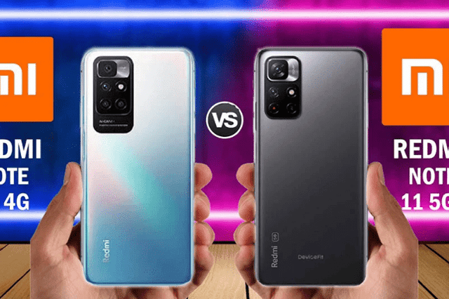 So sánh Redmi Note 11 4G với Redmi Note 11 5G
