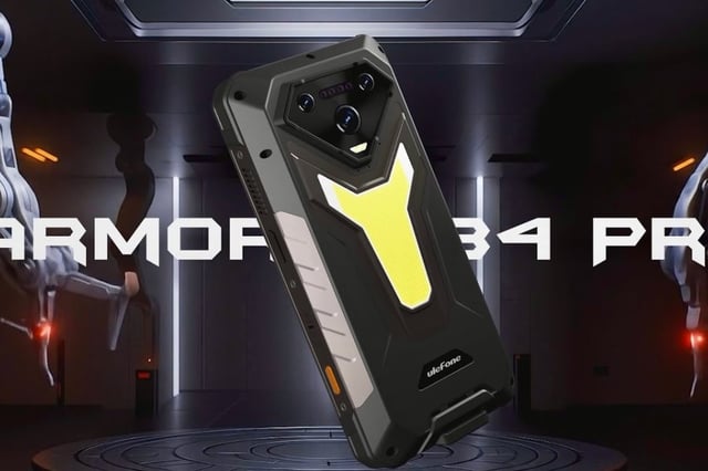 Ulefone Armor 34 Pro: Công nghệ di động 'trâu bò' với pin khủng và máy chiếu tự động