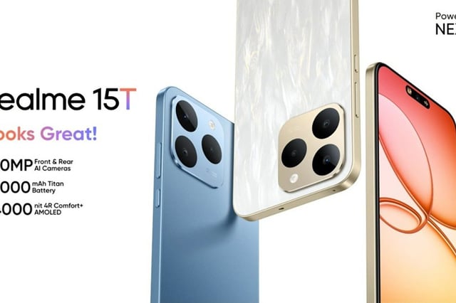 realme 15T 5G lộ diện: Sức mạnh từ pin khủng và khả năng chống nước ấn tượng
