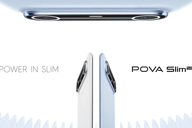 TECNO Pova Slim 5G: Đối thủ mới trong làng smartphone siêu mỏng