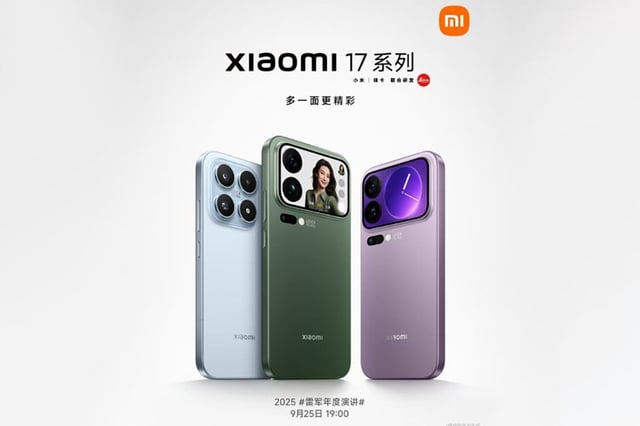 Xiaomi 17 Series chính thức trình làng vào ngày 25/9
