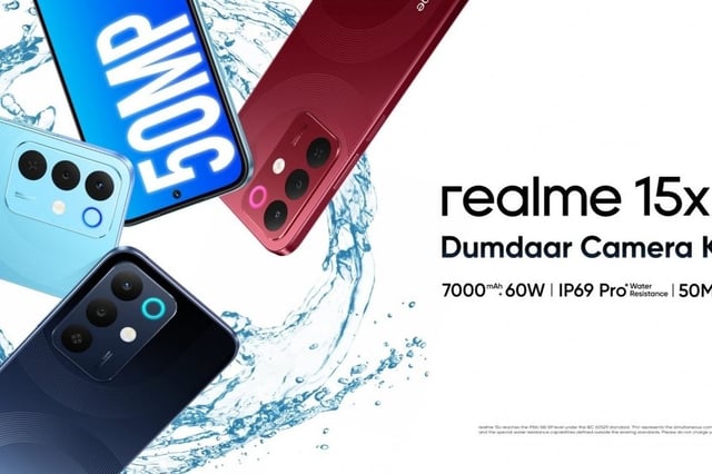 realme 15x bất ngờ ra mắt với màn hình 144Hz và pin 7000 mAh
