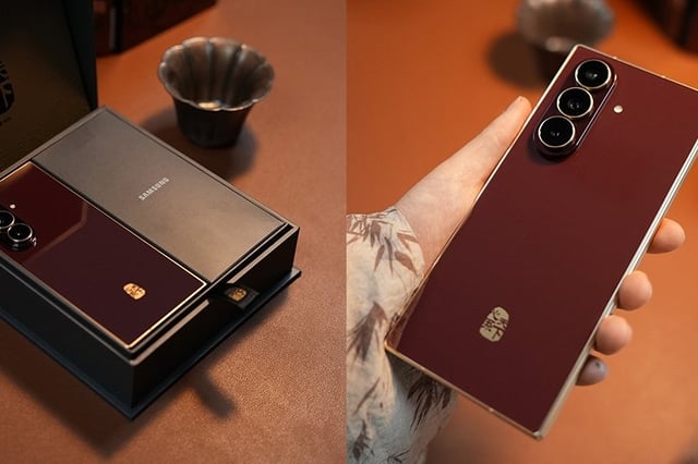 Samsung W26: Biến thể Galaxy Z Fold7 sang chảnh phủ vàng
