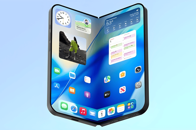 Apple bước vào cuộc đua điện thoại gập với iPhone Fold độc đáo