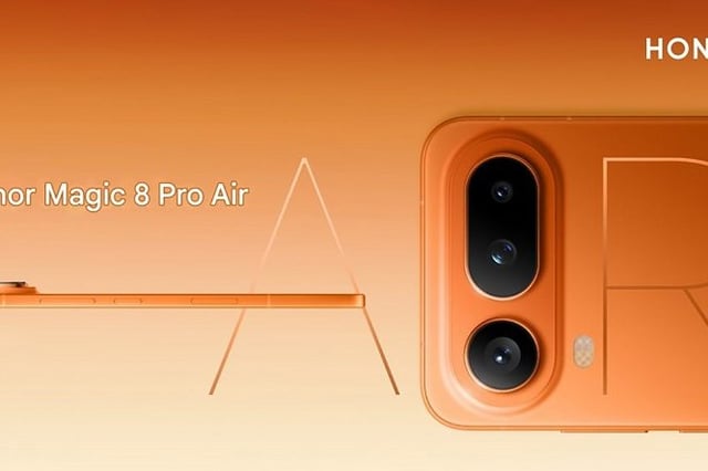 Honor trình làng Magic 8 Pro Air mỏng nhẹ nhưng mạnh mẽ