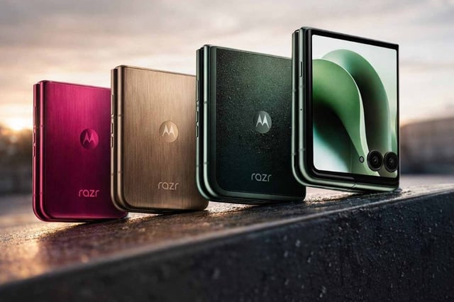 motorola Razr 70 chuẩn bị đổ bộ: Điện thoại gập vỏ sò mới sắp ra mắt