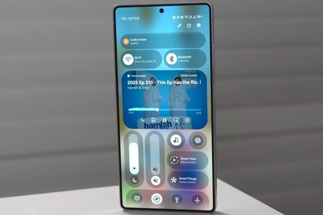 One UI 9 trên Android 17 hé lộ: Giao diện tinh tế và tối ưu không gian mới