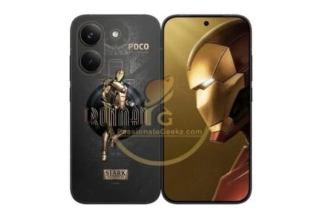 Điện thoại POCO X8 Pro Iron Man lộ diện thiết kế độc đáo với pin cực khủng