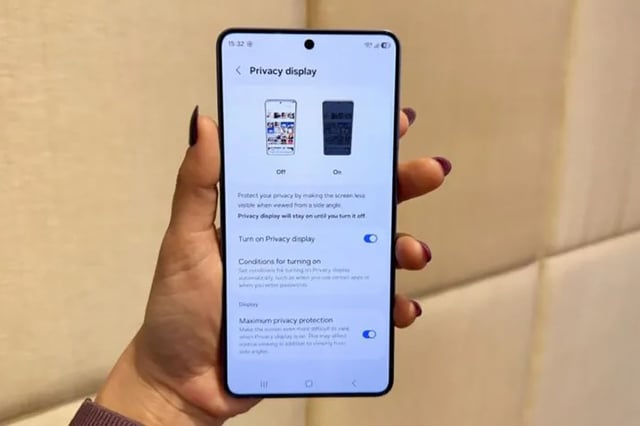 Màn hình Galaxy S26 Ultra và khả năng bảo mật ấn tượng