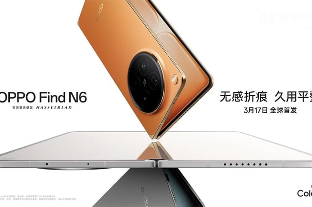 Tiết lộ đột phá của OPPO Find N6 với bản lề titan và camera 200MP