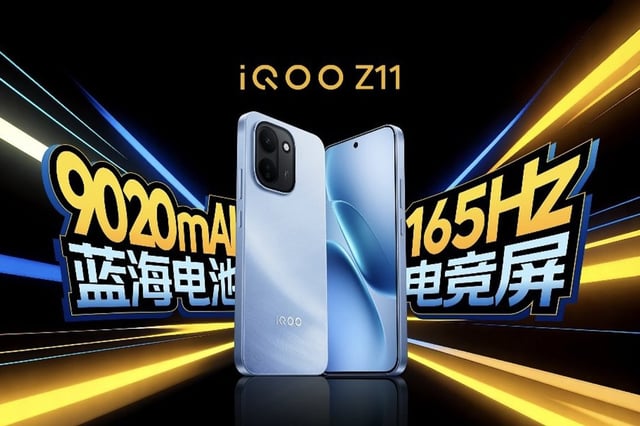 Bộ đôi iQOO Z11 trình làng cùng nâng cấp mạnh mẽ với màn hình 165Hz và pin cực 'trâu'