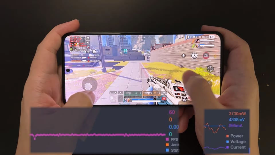 Redmi K50 với Dimensity 8100 chơi game đồ họa cao ( Apex Legends ) ở 60 fps
