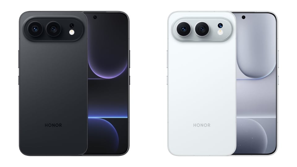 HONOR 500 phiên bản màu Đen Obsidian và Bạc ánh trăng