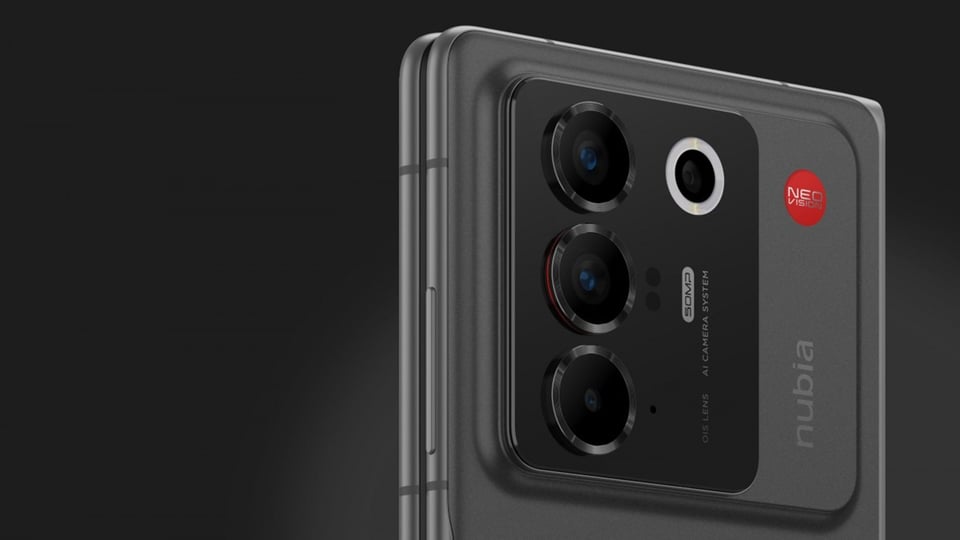nubia Fold có hệ thống 3 camera chất lượng ở mặt sau