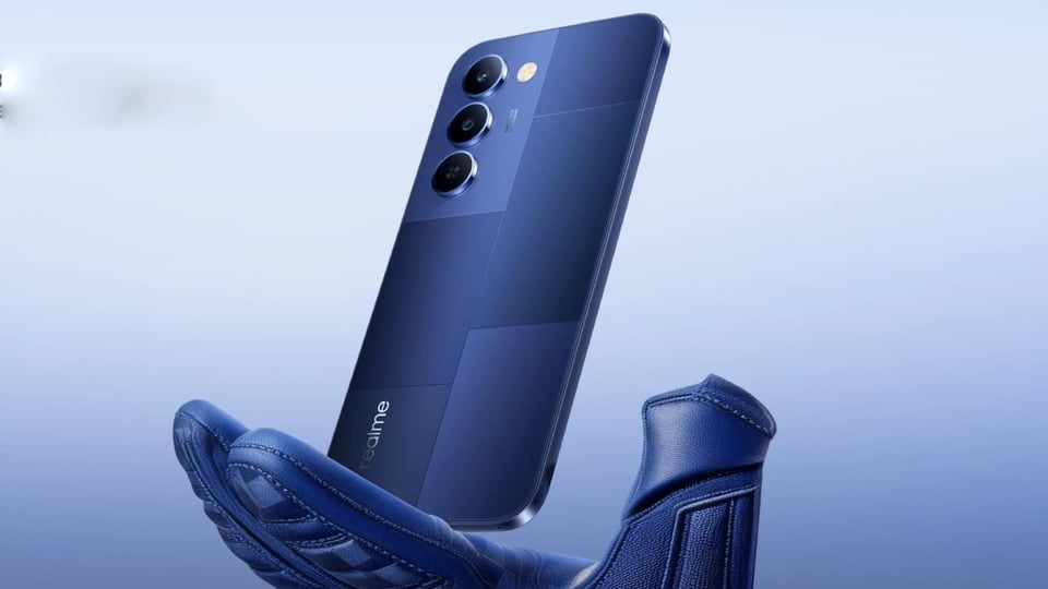 Điện thoại mới của realme có thiết kế khá bắt mắt