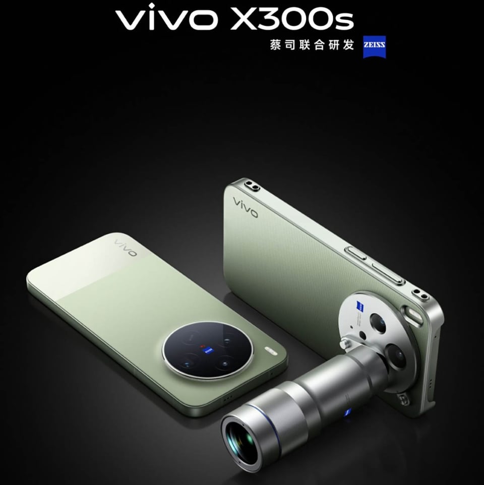 Thiết kế mặt sau của vivo X300s