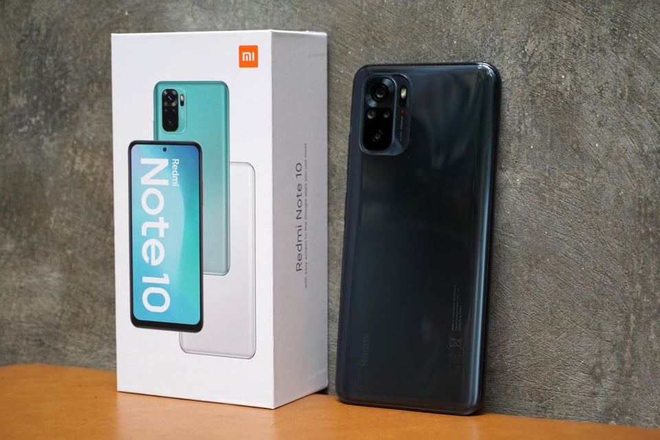Tổng thể và hộp Redmi Note 10